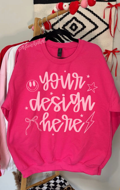 Heliconia Gildan - Unisex Heavy Blend Crewneck Sweatshirt 18000 Mockup