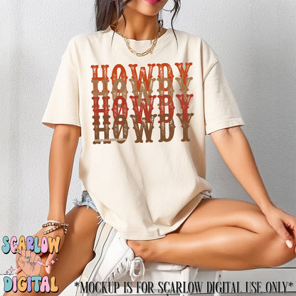Howdy PNG Digital Design