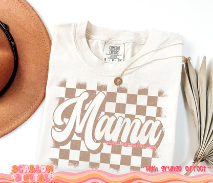 Checkered Mama PNG Bundle Digital Design