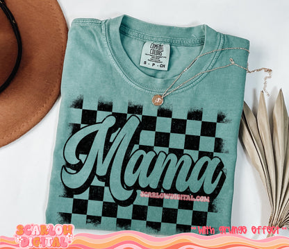 Checkered Mama PNG Bundle Digital Design