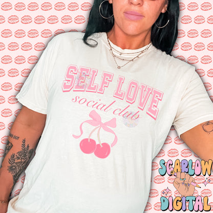 Self Love Social Club PNG Digital Design Download