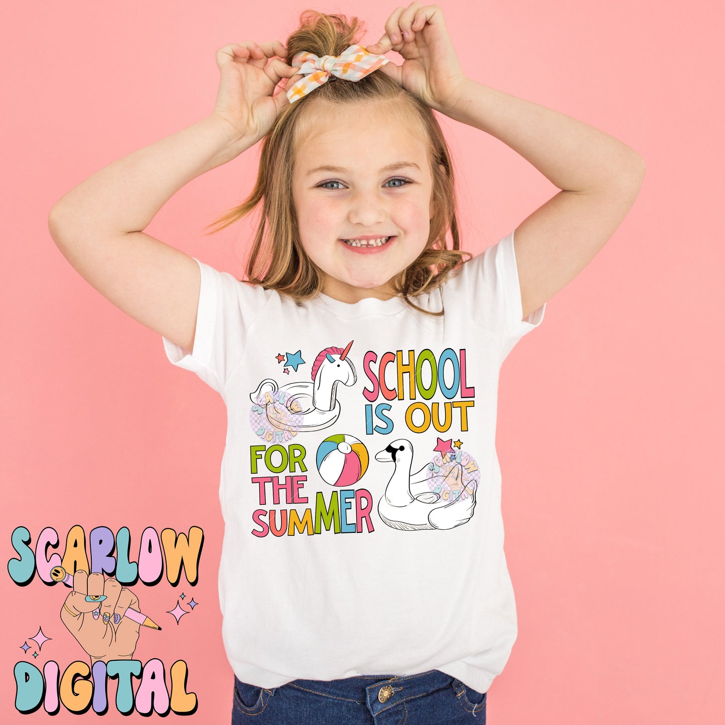 School Is Out For The Summer PNG-Pool Floats Sublimation Digital Design Download-beach ball png, swimming pool png, summertime png designs