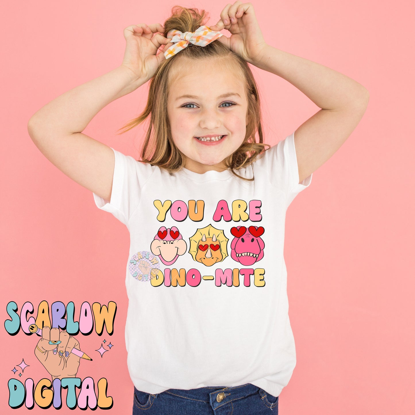 You Are Dino Mite PNG-Valentine's Day Sublimation Digital Design Download-girl valentine's day png, heart eyes png, girl tshirt png designs