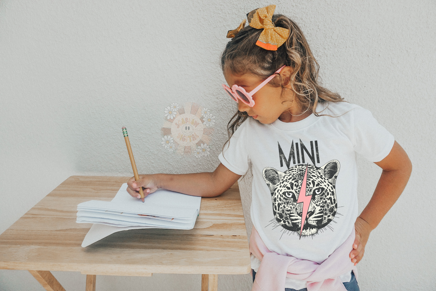Mini PNG-Snow Leopard Sublimation Digital Design Download-mommy and me png, mama mini png, little girl png, trendy png, grunge girl png file