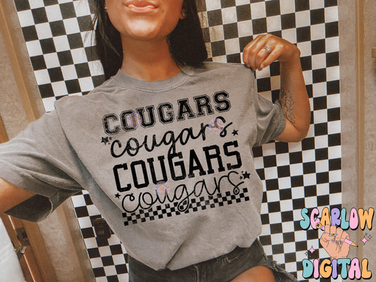 Cougars PNG Digital Design Download