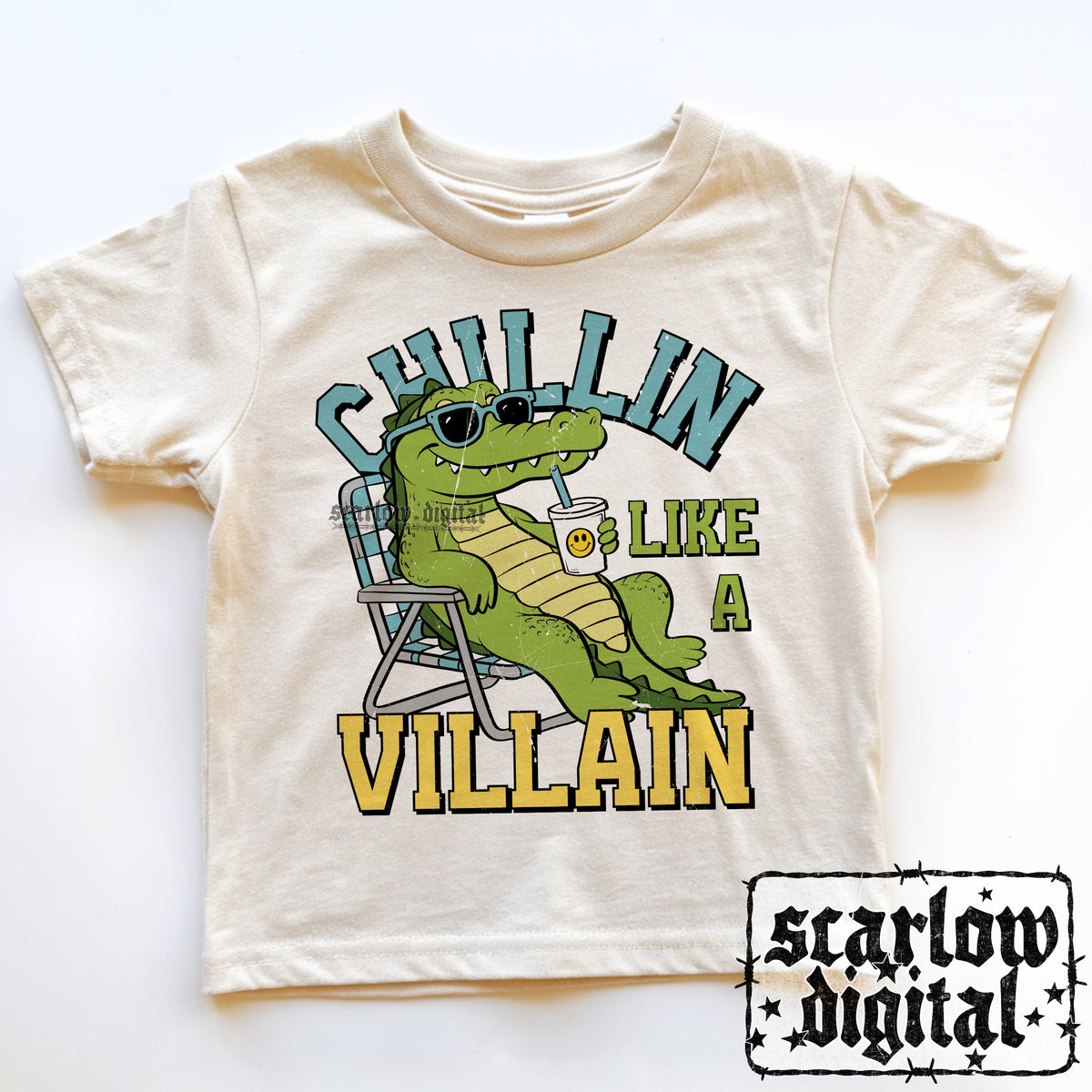 Chillin Like a Villain PNG Digital Design