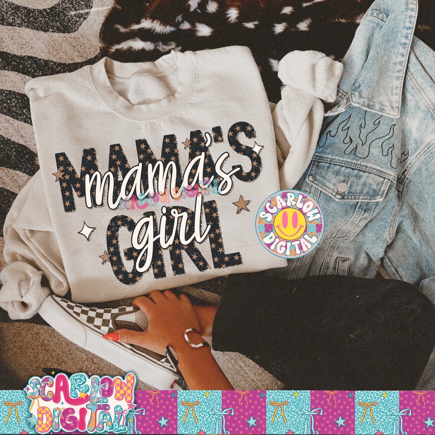 Mama's Girl PNG Digital Design