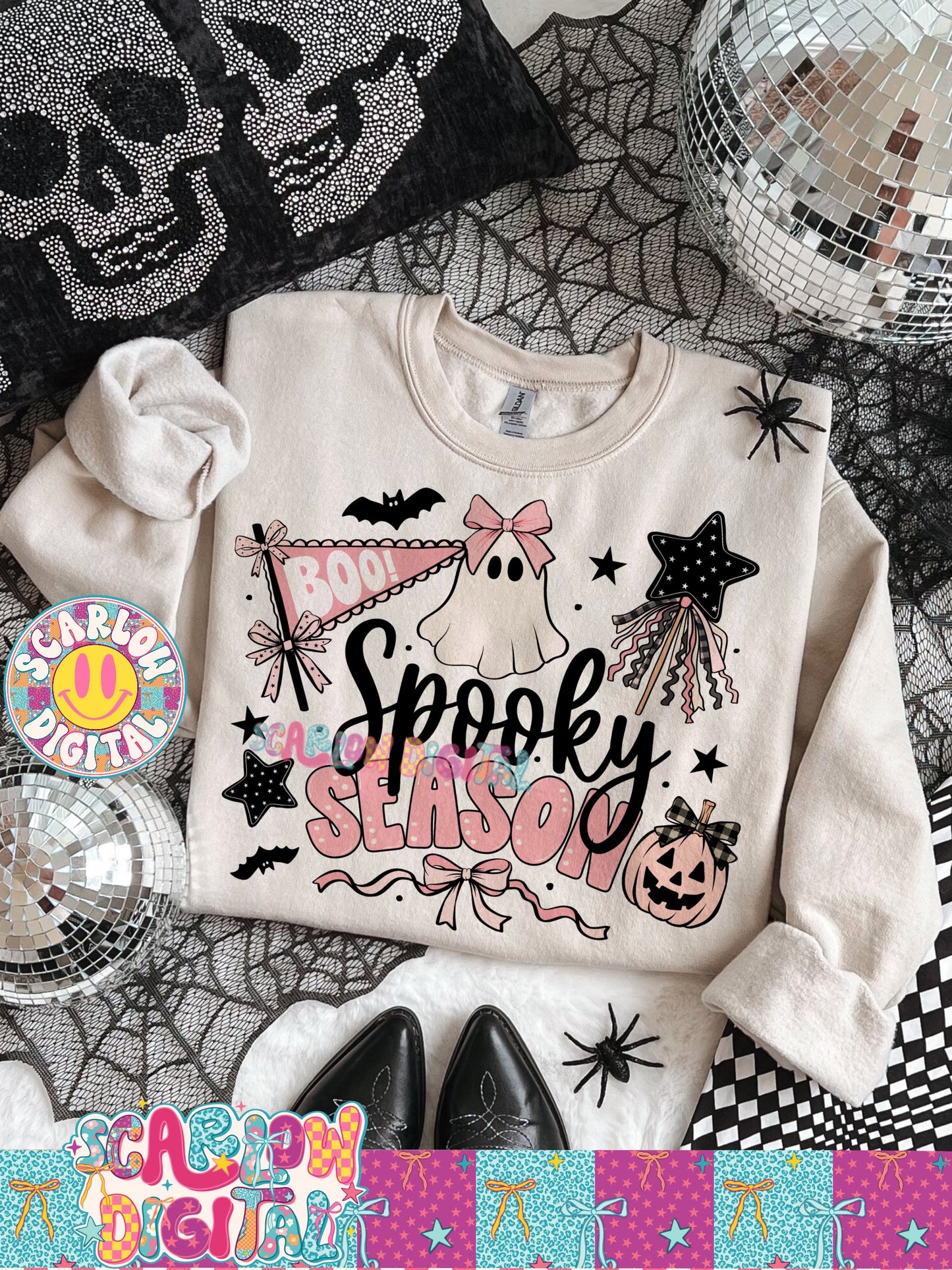 Spooky Season PNG Digital Design
