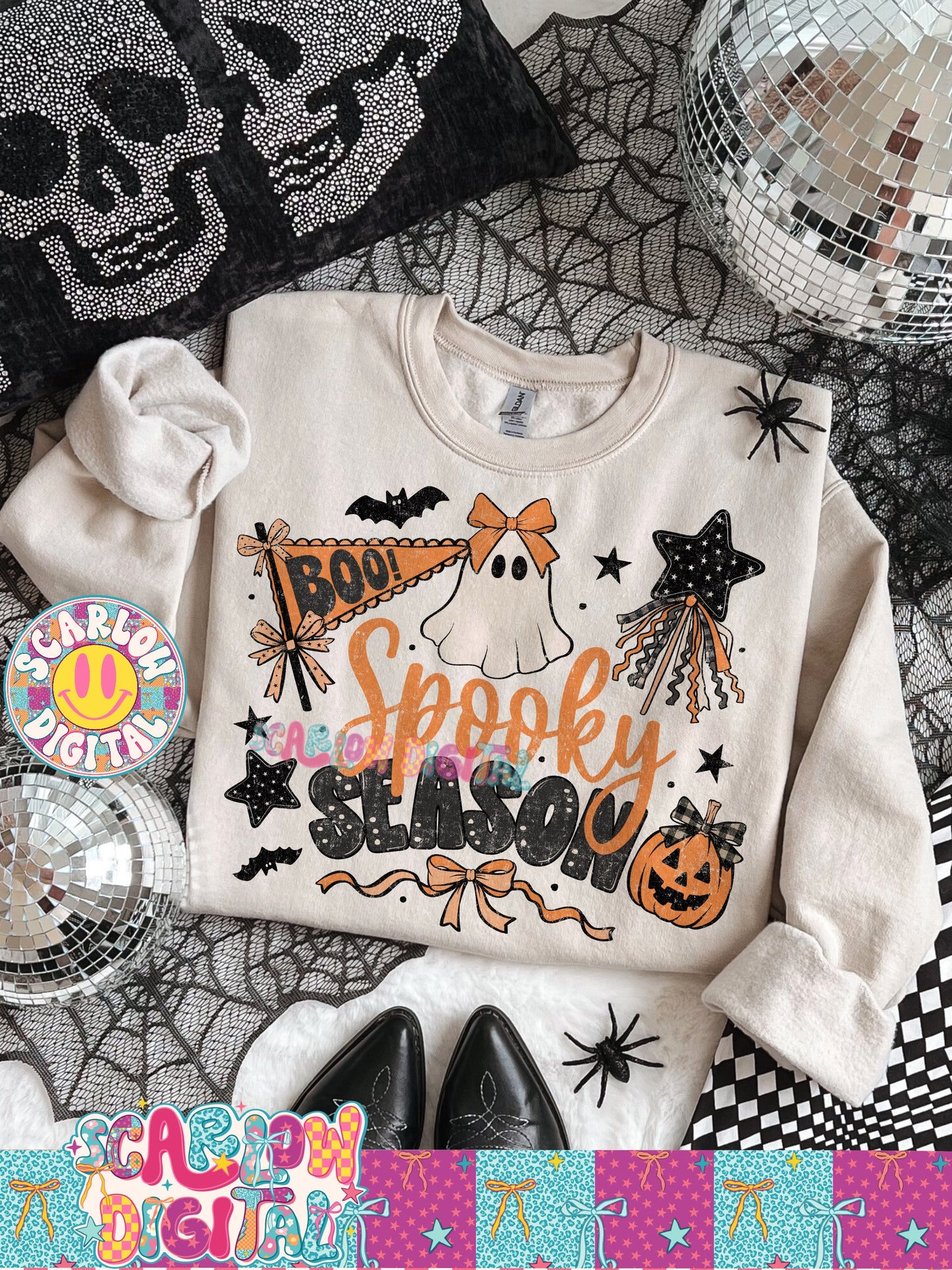 Spooky Season PNG Digital Design