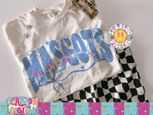 Light Blue School Mascot Custom Design - REVIEW DESCRIPTION BEFORE PURCHASING