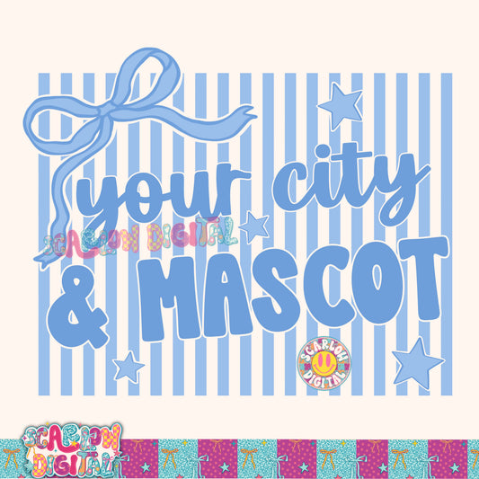 Light Blue Mascot Custom Design  - REVIEW DESCRIPTION BEFORE PURCHASING