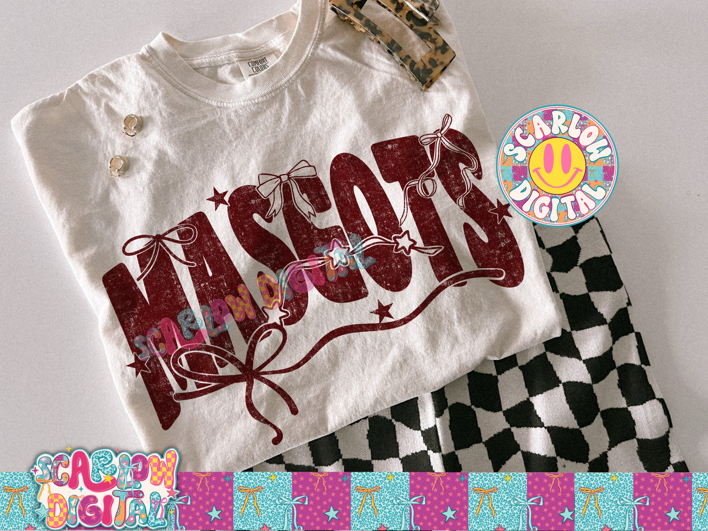 Maroon School Mascot Custom Design - REVIEW DESCRIPTION BEFORE PURCHASING