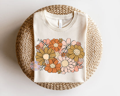 Bouquet PNG-Floral Sublimation Digital Design Download-flowers png, boho floral png, girl png designs, floral bouquet png, fall png designs