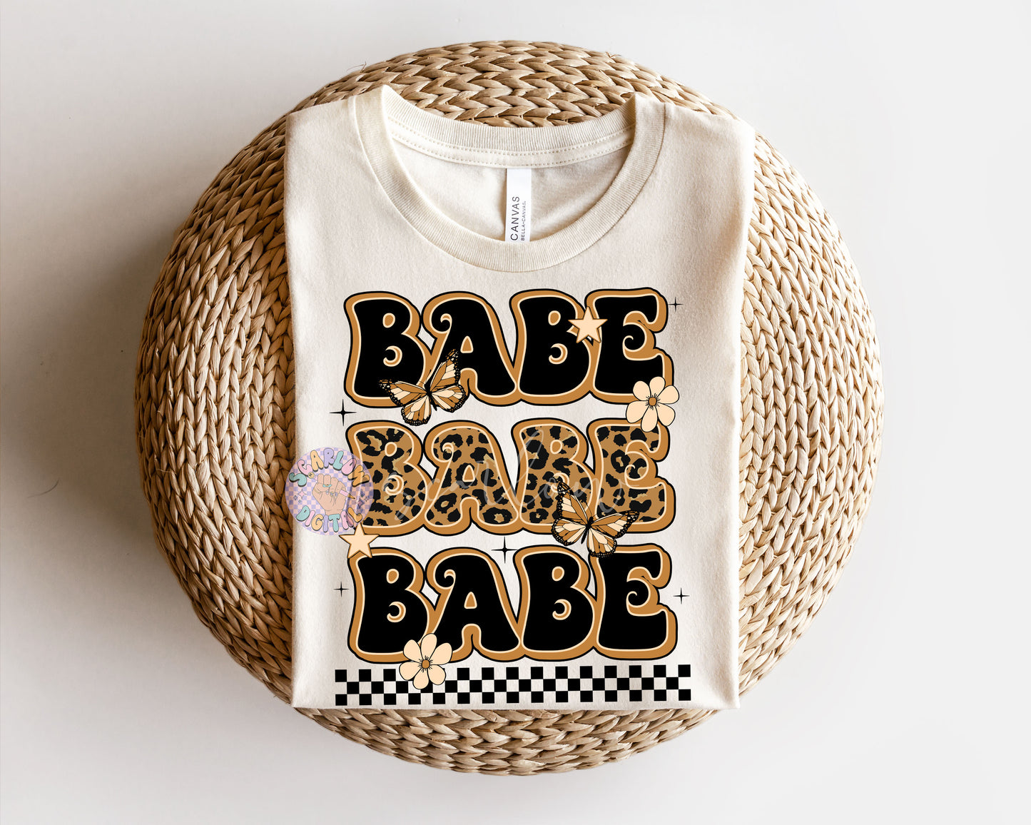 Babe PNG-Butterfly Sublimation Digital Design Download-flowers png, grunge png, mama babe png, mommy and me png, rocker png design, girl png