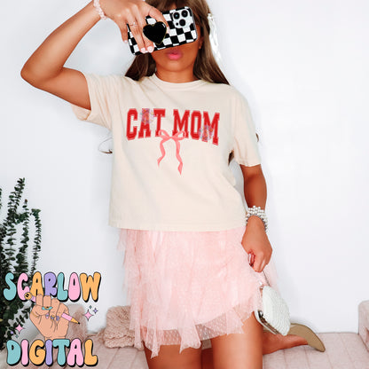 Cat Mom PNG Digital Design