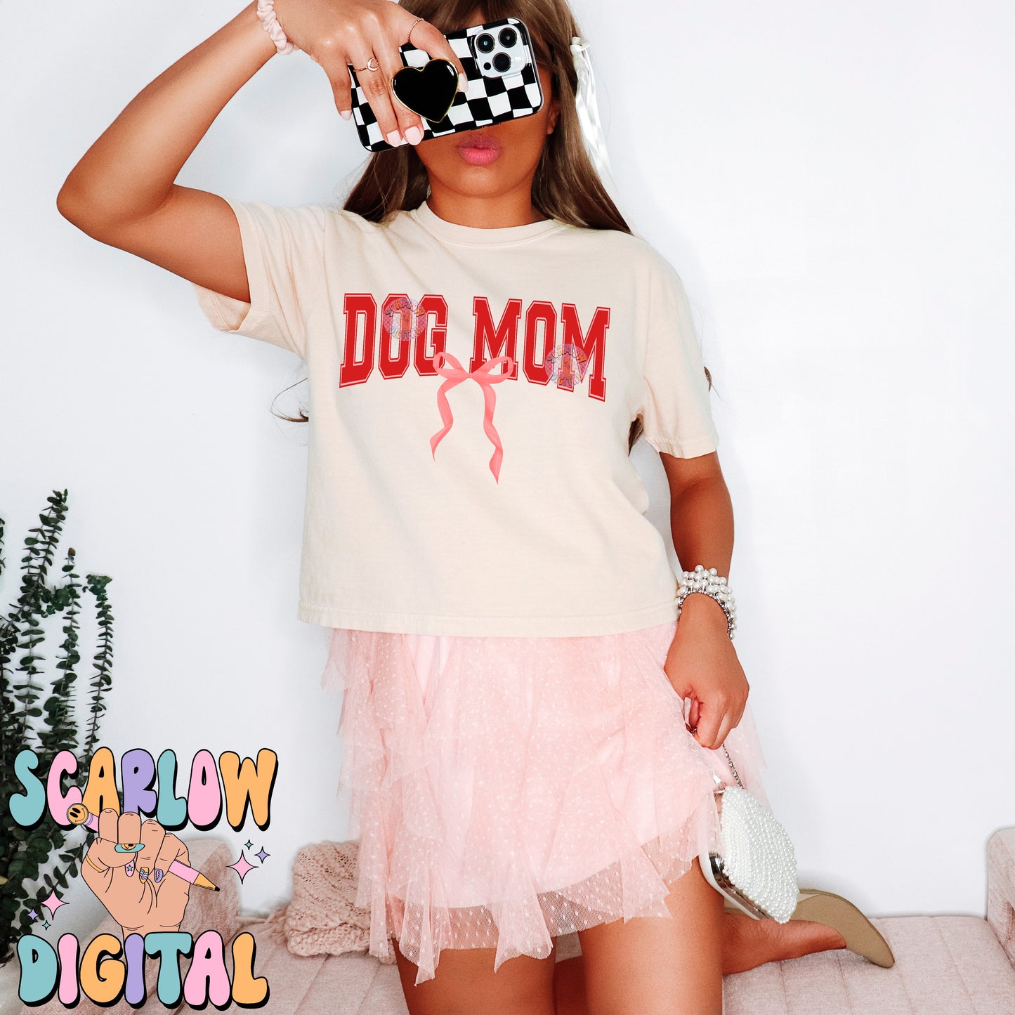 Dog Mom PNG Digital Design