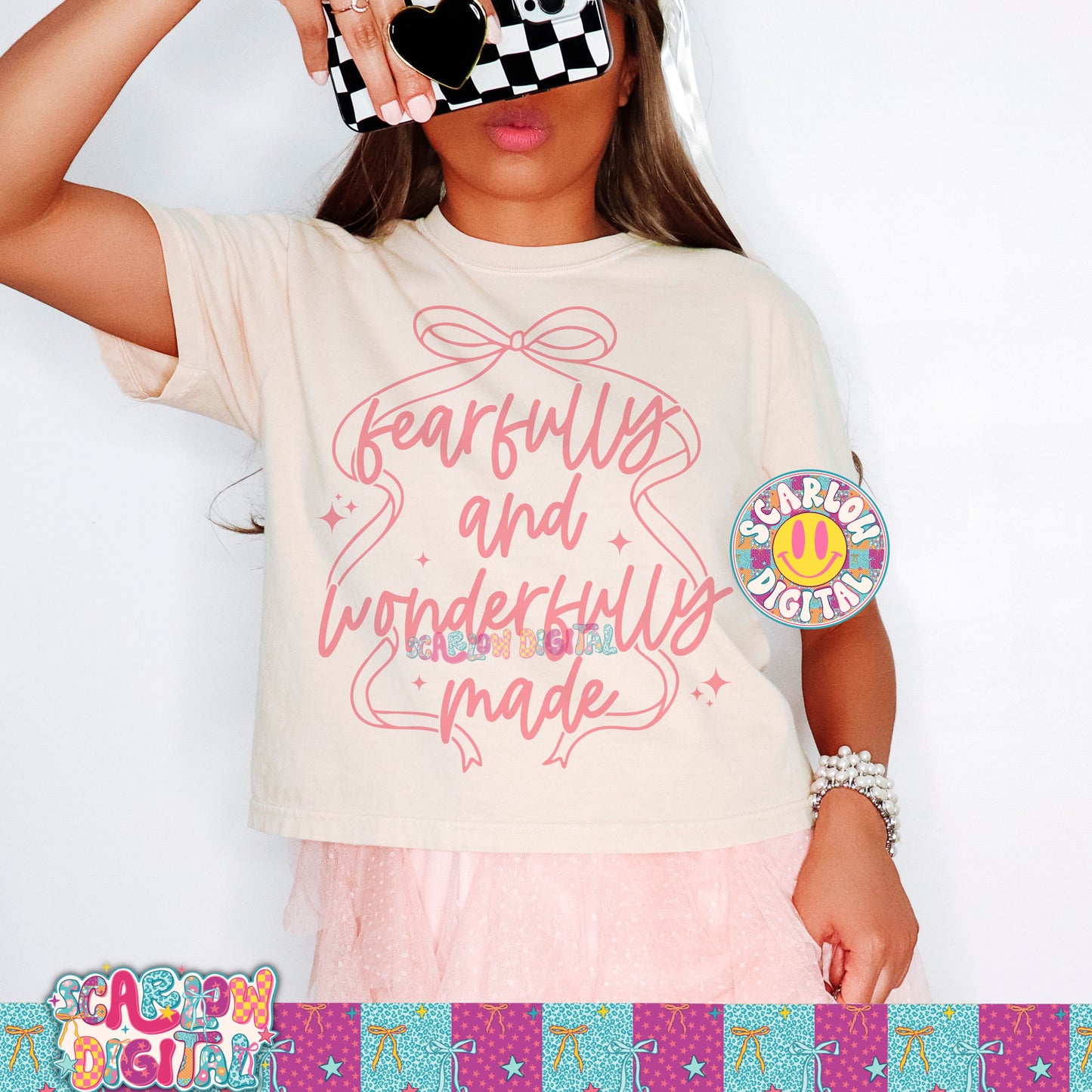 Fearfully and Wonderfully Made PNG Digital Design