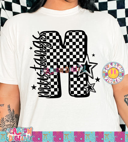 Mustangs PNG Digital Design