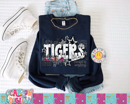 Tigers PNG Digital Design