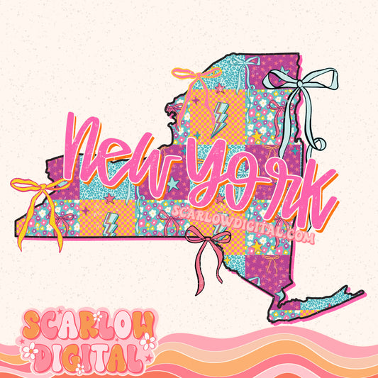 New York PNG Digital Design