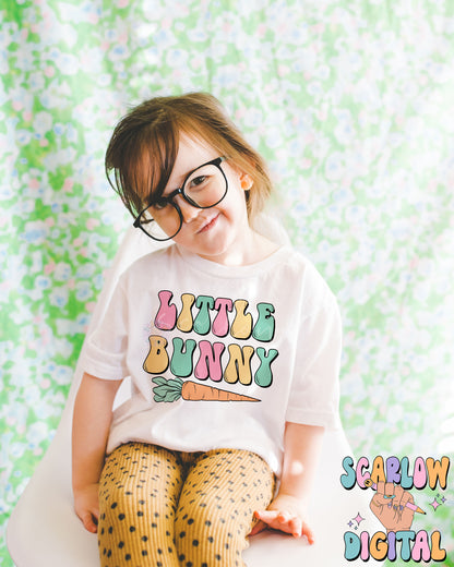 Little Bunny PNG-Easter Sublimation Digital Design Download-carrot png, girl easter png, mama mini easter png, easter mommy and me png file