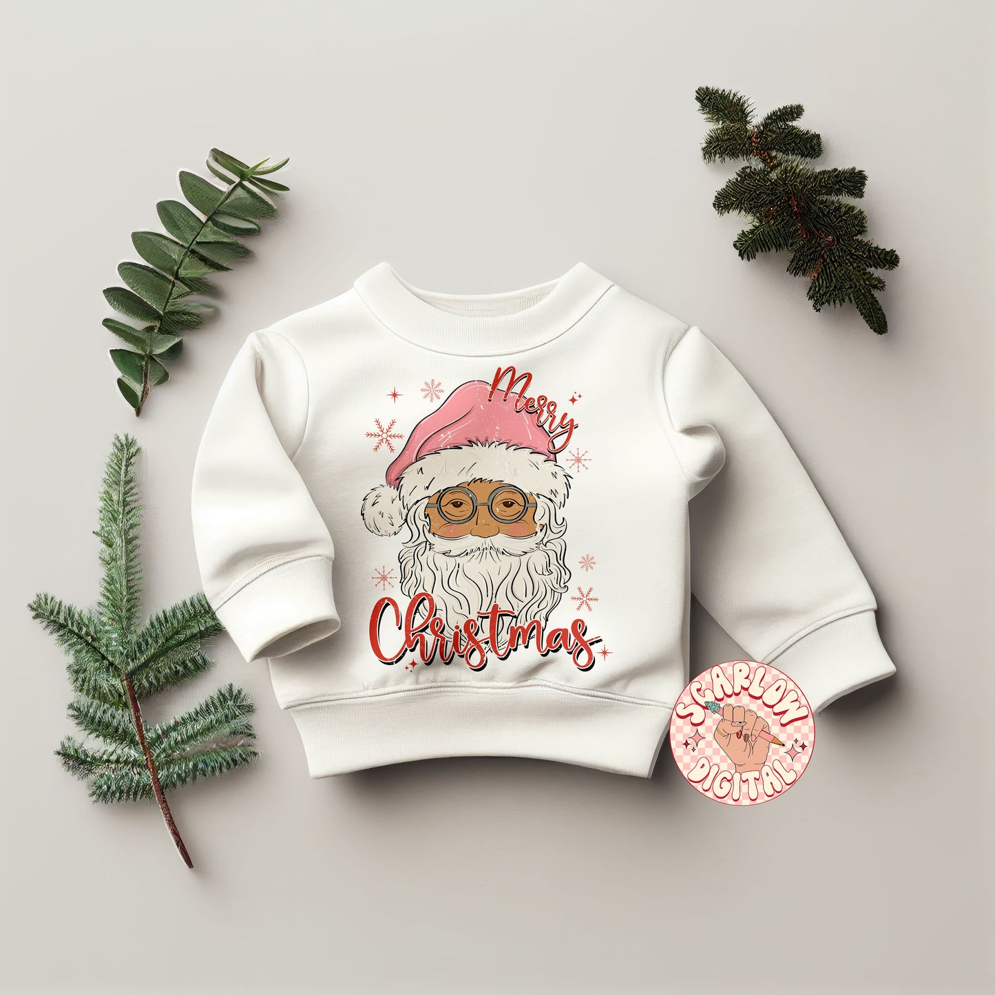 Merry Christmas PNG-Vintage Santa Claus Sublimation Digital Design Download-vintage christmas png, santa png designs, boho christmas png