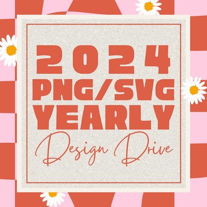 2024 Yearly PNG/SVG Google Drive