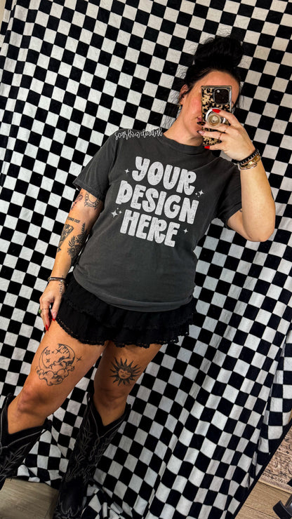 ✨ NEW NEW NEW ✨ Pepper Comfort Colors Unisex Garment-Dyed Heavyweight T-Shirt 1717 Mockup