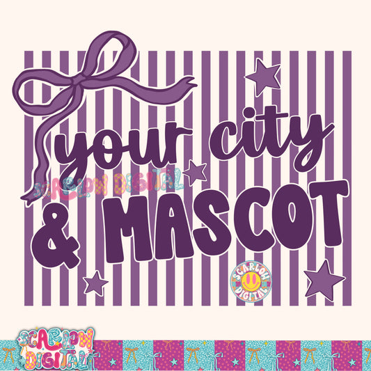 Purple Mascot Custom Design  - REVIEW DESCRIPTION BEFORE PURCHASING