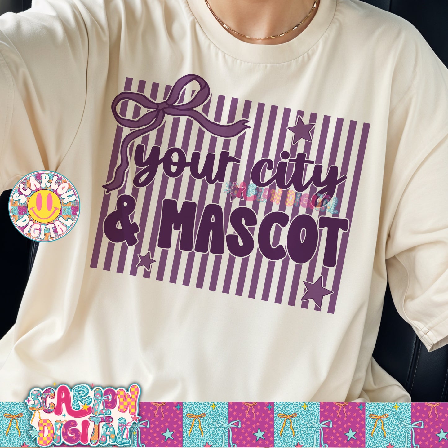 Purple Mascot Custom Design  - REVIEW DESCRIPTION BEFORE PURCHASING