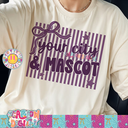 Purple Mascot Custom Design  - REVIEW DESCRIPTION BEFORE PURCHASING