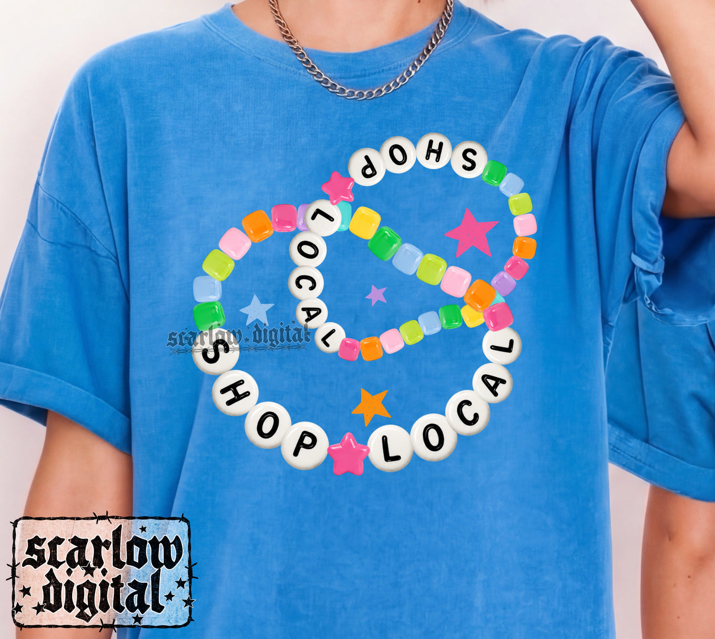 Shop Local Bracelet PNG Digital Design