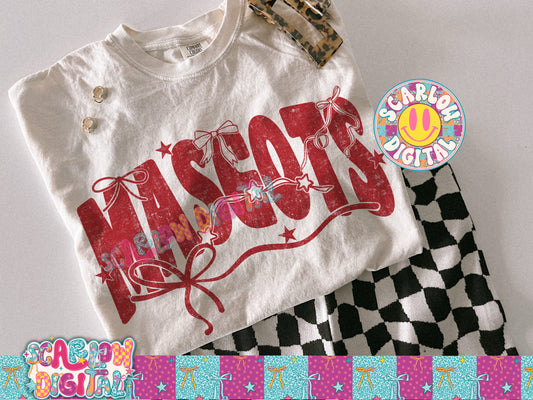 Red School Mascot Custom Design - REVIEW DESCRIPTION BEFORE PURCHASING