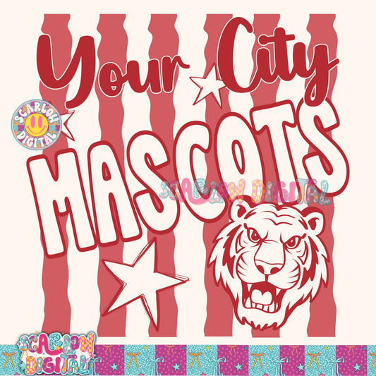 Red Mascot Custom Design  - REVIEW DESCRIPTION BEFORE PURCHASING