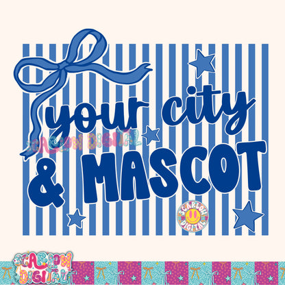 Royal Blue Mascot Custom Design  - REVIEW DESCRIPTION BEFORE PURCHASING