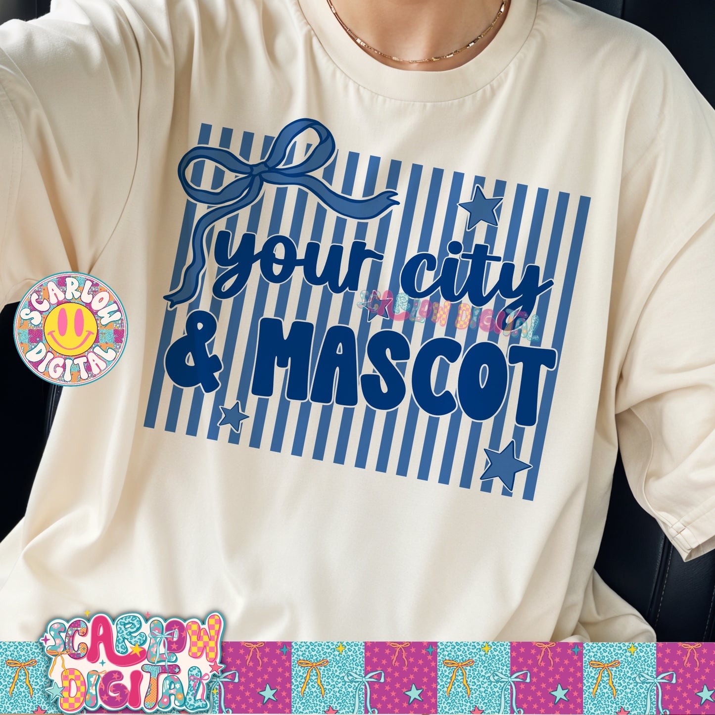 Royal Blue Mascot Custom Design  - REVIEW DESCRIPTION BEFORE PURCHASING