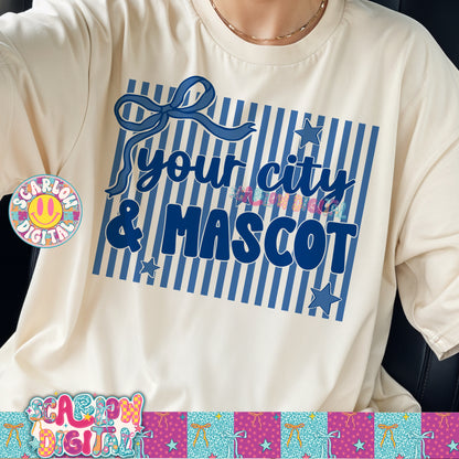 Royal Blue Mascot Custom Design  - REVIEW DESCRIPTION BEFORE PURCHASING