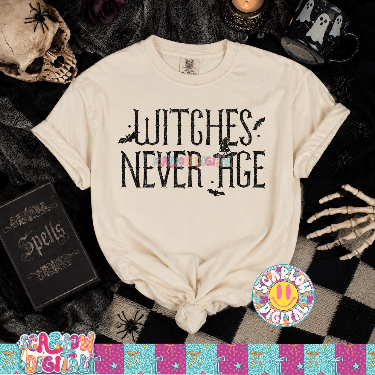 Witches Never Age PNG Digital Design