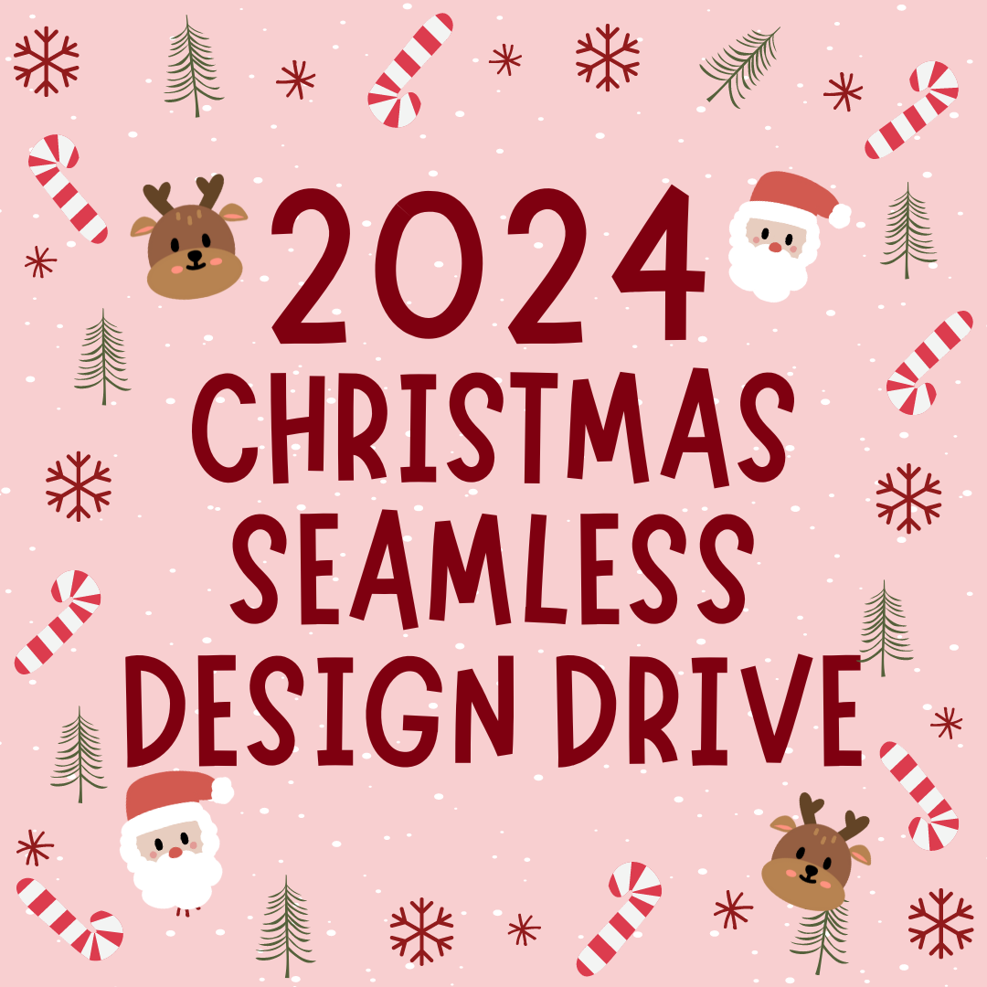 2024 Christmas Seamless Pattern Google Drive Scarlow Digital