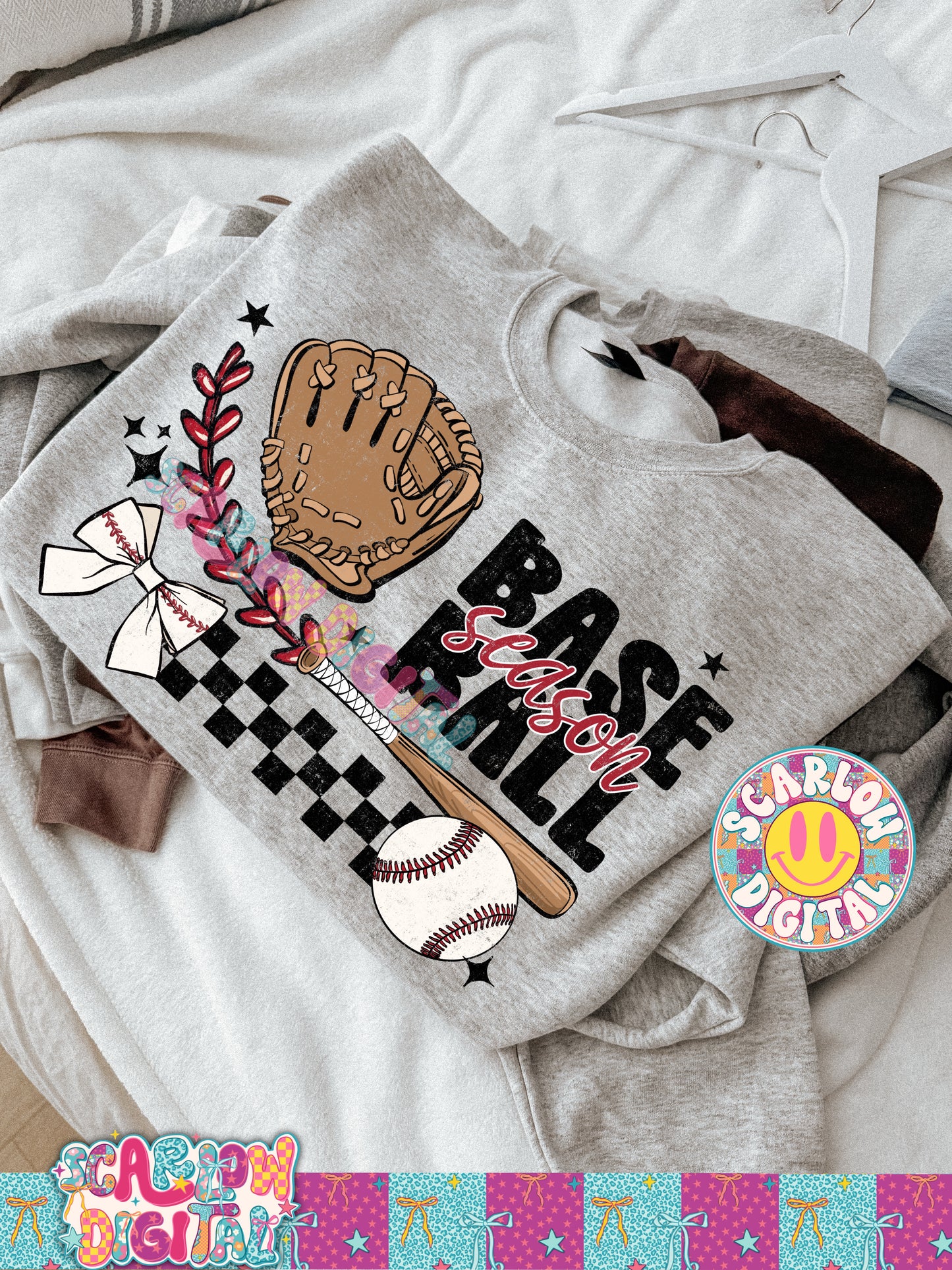 Baseball Season PNG Digital Design