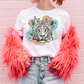 Snow Leopard PNG-Retro Sublimation Digital Design Download-butterfly png, flowers png, floral png, rainbow png, colorful png, girly png file