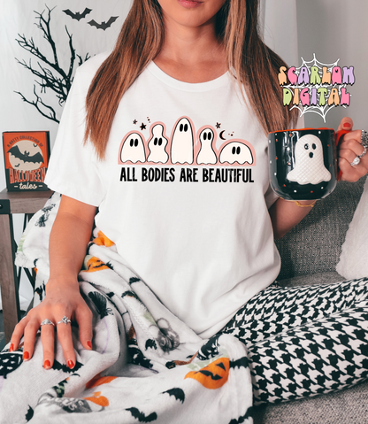 All Bodies Are Beautiful PNG-Halloween Sublimation Digital Design Download-funny ghost png, body positivity png, spooky png, ghost puns png