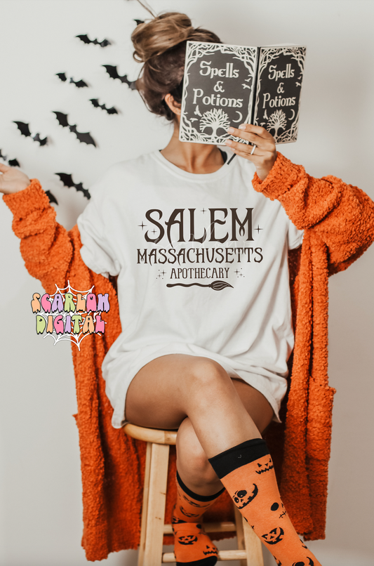 Salem Massachusetts Apothecary SVG-Halloween Cricut Cut Files Digital Design Download-cute halloween svg, witchy svg, witchcraft svg designs