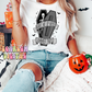 Wake Me Up When Summer Ends PNG-Halloween Sublimation Digital Design Download-skeleton png, coffin png, spooky png, black and grey halloween