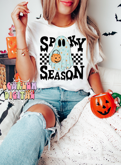 Spooky Season PNG-Halloween Sublimation Digital Design Download-cute ghost png, little boy png, spooky boy png, trendy png, pumpkin png