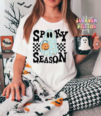 Spooky Season PNG-Halloween Sublimation Digital Design Download-cute ghost png, little boy png, spooky boy png, trendy png, pumpkin png