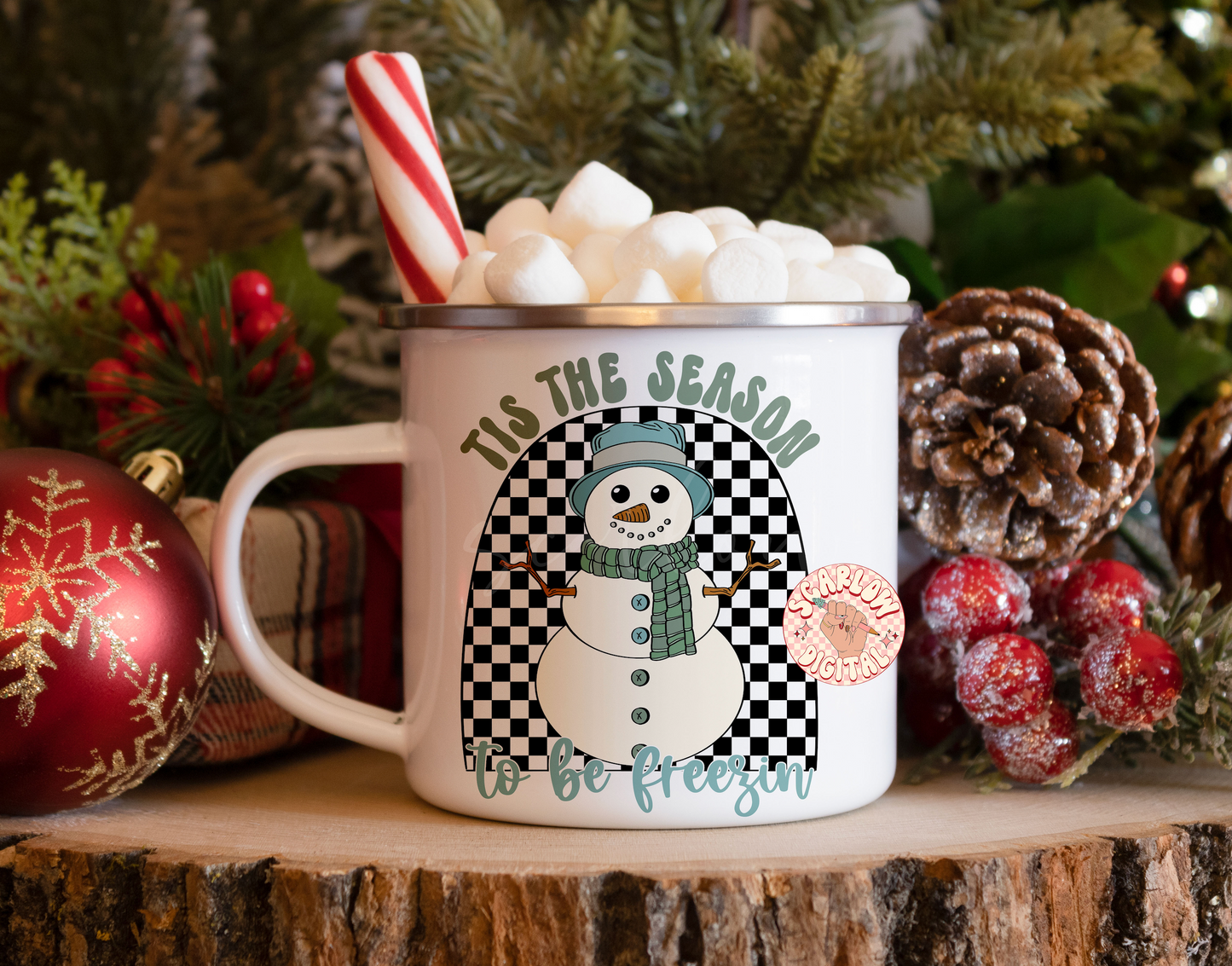 Tis the Season to Be Freezin PNG-Winter Sublimation Digital Design Download-snowman png, scarf png, cold weather png, christmas png designs