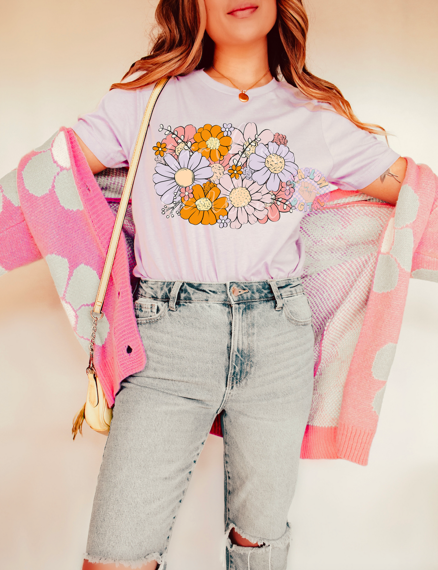 Bouquet PNG-Floral Sublimation Digital Design Download-flowers png, boho floral png, girl png designs, floral bouquet png, trendy png files