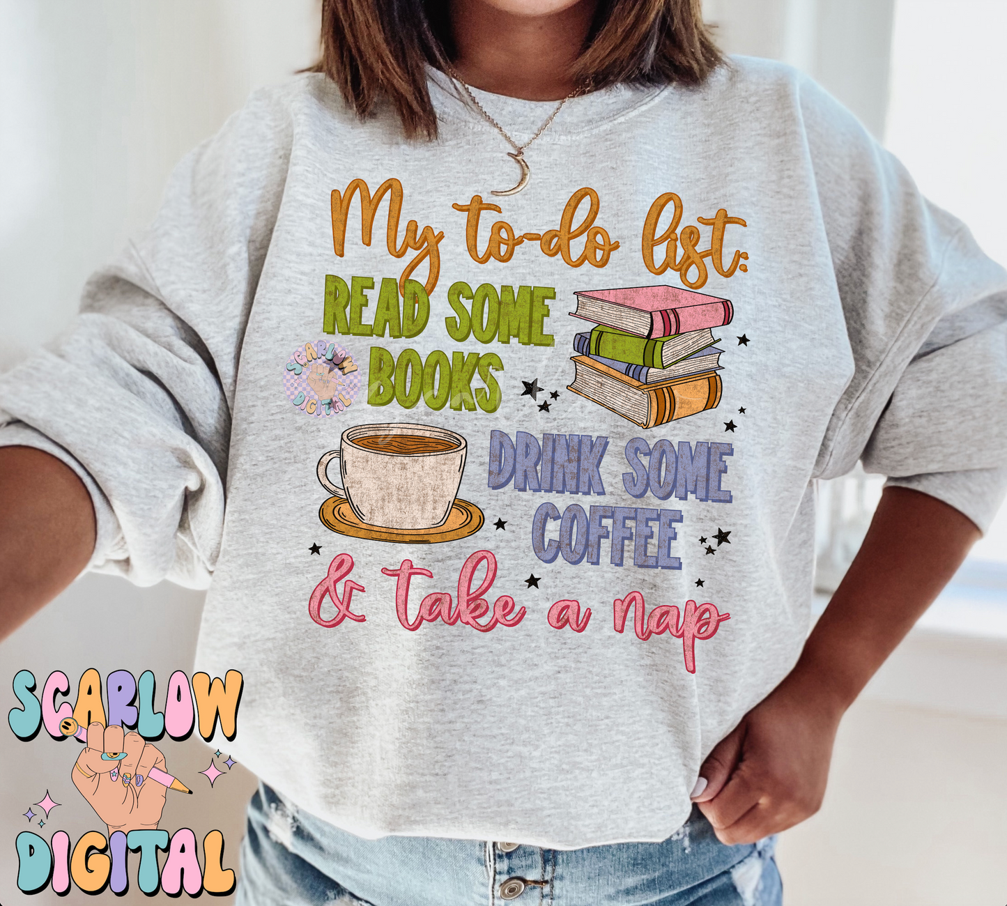 My To Do List PNG-Books Sublimation Digital Design Download-reader png, coffee png, take a nap png, books png, funny png, cozy png design