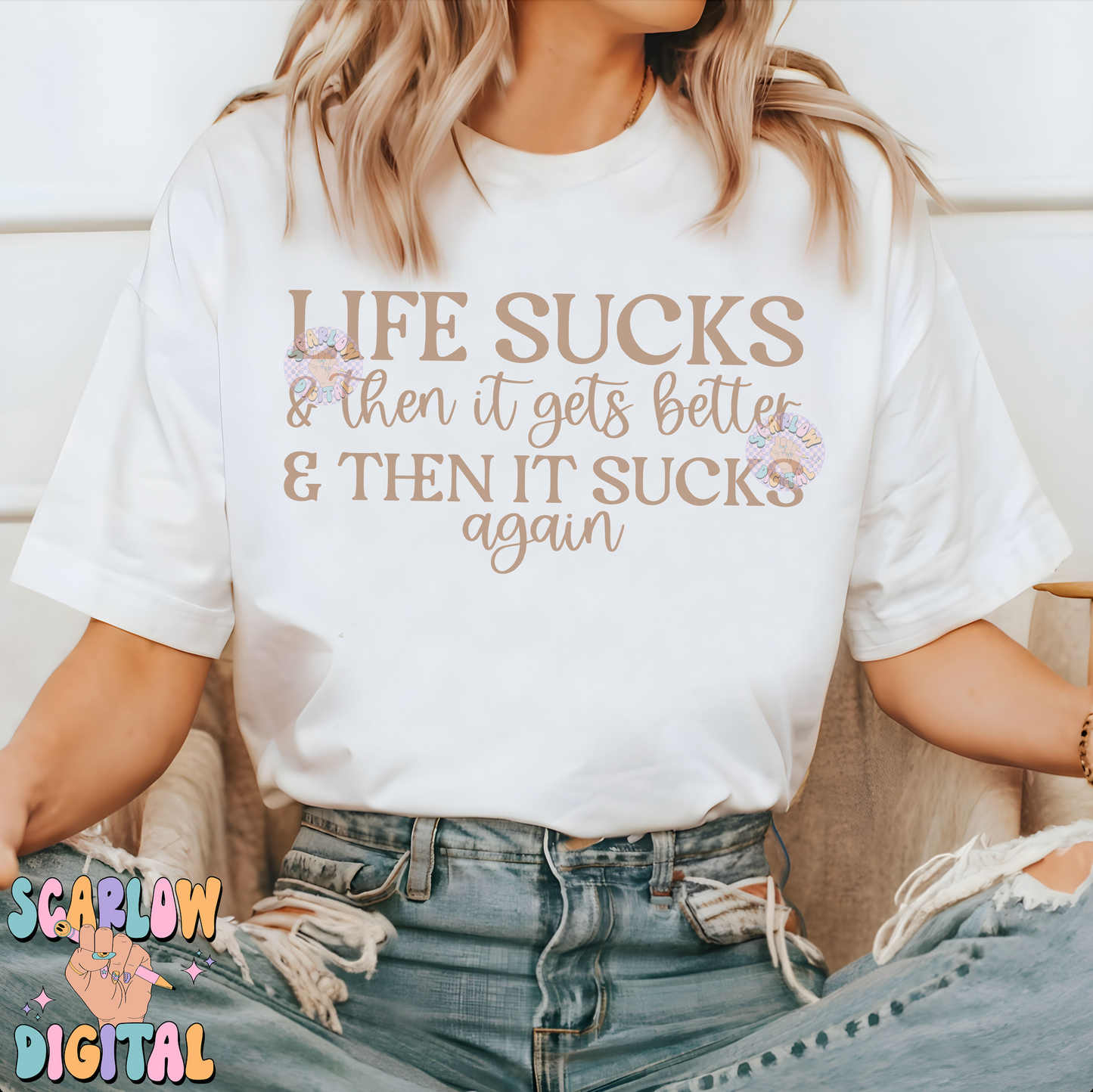 Life Sucks SVG Cricut Cut File-Funny Sublimation Digital Design Download-snarky svg, simple png designs, adult humor svg, it gets better svg